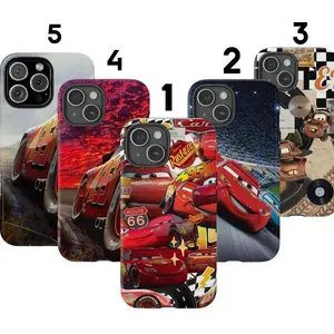 Lightning McKween Sport Car Phone Case for iPhone 16 15 14 13 12 11, Shockproof & Waterproof, Gift for Boys Sons