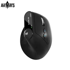 Monster AI M2 MAX Ergonomic Wireless Mouse Vertical Design 2.4G Bluetooth Long Battery Life Multifunctional Control Knob for Laptops & Desktops