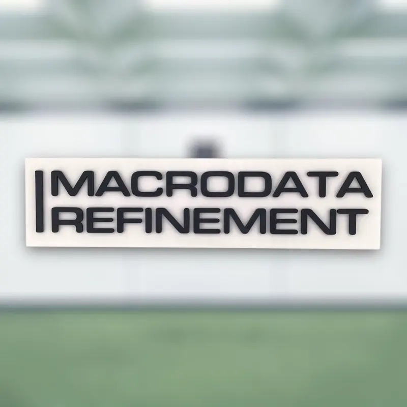 Severance Microdata Refinement Sign | Lumon Industries Office Decor | Minimalist Home & Workspace Artwork for Fans of the Show