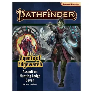 Paizo PZO90160 Pathfinder Second Edition Adventure Path Assault on Hunting - Agents of Edgewatch 4 of 6, Game, New Rules, Softcover