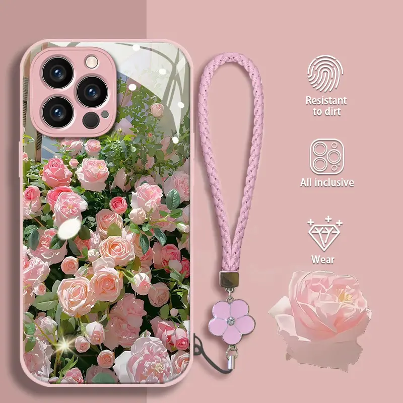 Rose Garden Fashionable Smartphone Casing - Mobile Phone Accessories with Protection for iPhone 17,16,15,14,13,12,11 & Samsung S25,S24,S23,S22,S21,A Series Devices