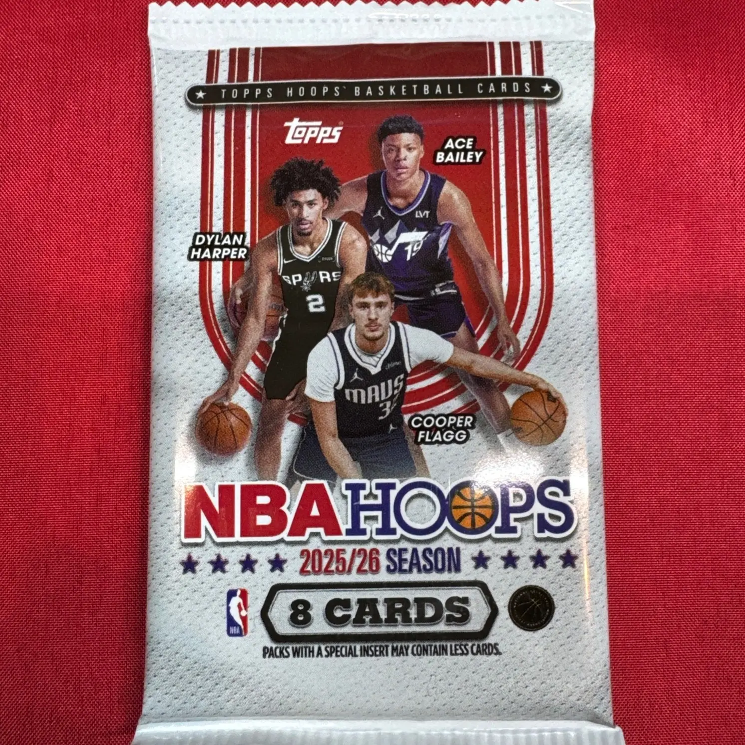 2025-26 Topps NBA Hoops Basketball Blaster Pack (8 Cards)- (Rip it, or Ship it)