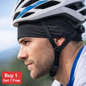Buy 1 Get 1 Free Lightweight Skull Cap for Helmet & Cycling，soft and comfortable for riding, workout and daily use