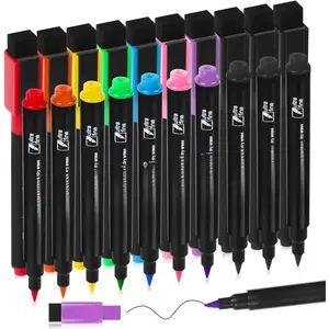 20  Dry Erase Markers Ultra Fine Tip, 0.7mm, Extra Fine Point Erasable Markers with Eraser, Thin White Board Markers Dry Erase, Low Odor, 8 Colors