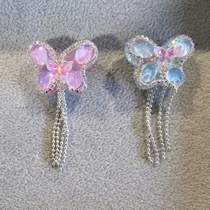 Butterfly pen charms
