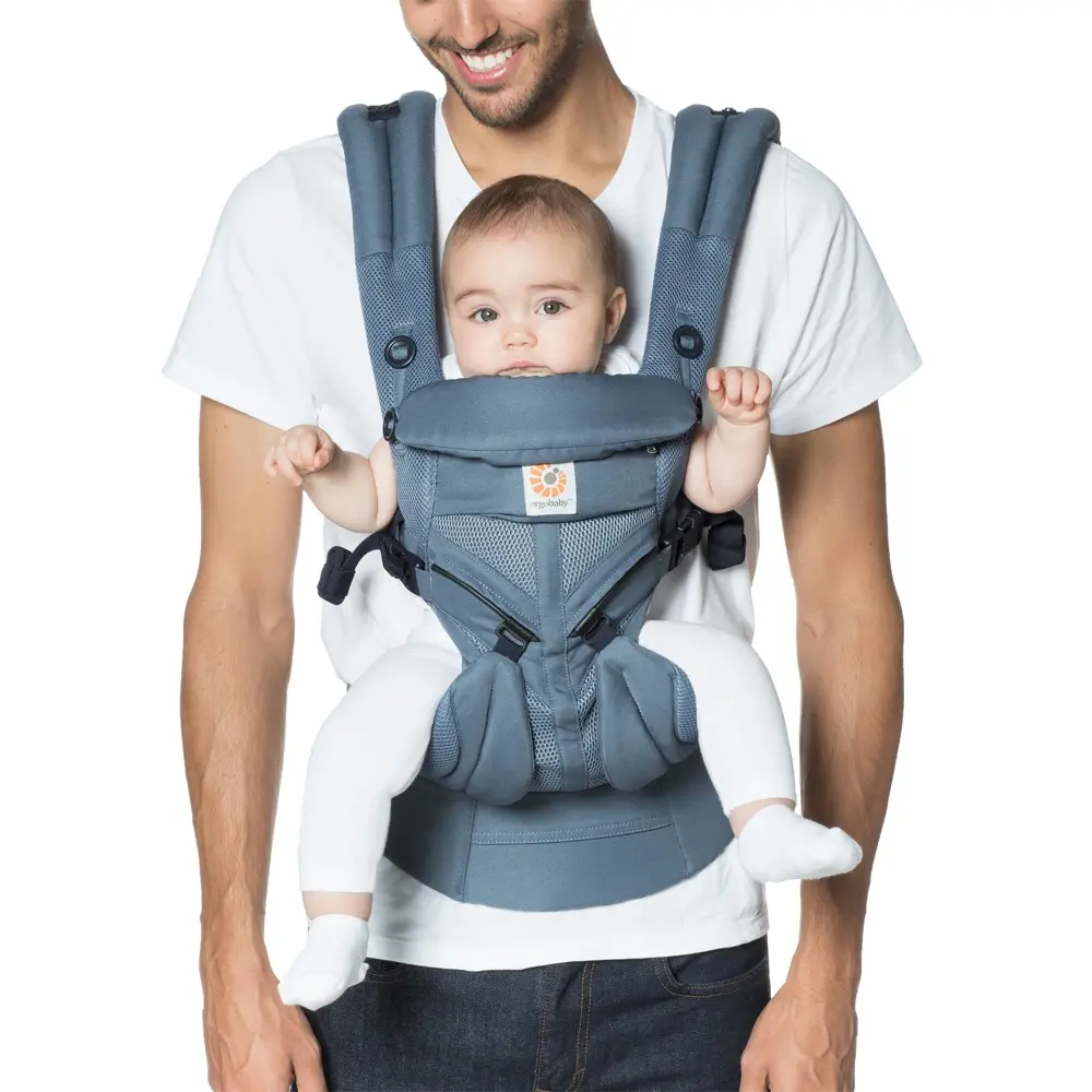 Canguru Ergobaby Omni 360 Omni 360 - Cool Air Mesh - Azul Slate, Classic, Carrier