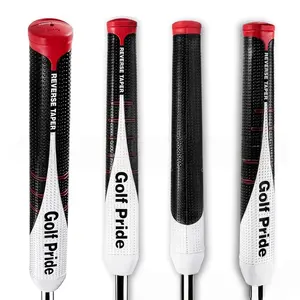 Golf PU Putter Grip Anti-Slip Design, Tapered Two-Color Pattern, Comfortable Feel, Suitable for Competition and TrainingMen's PU Putter Grip Cover