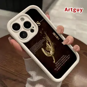 Phone Case for iPhone 17 Pro Max 16 Plus 15 14 13 12 11 Air E Icarus' Fateful Plunge Anti-Scratch Shockproof Soft Silicone Protective Cover