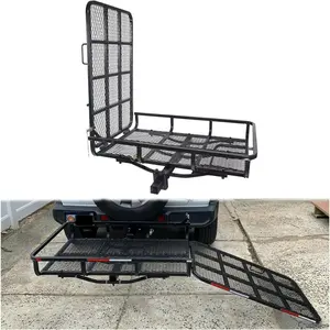 Mobility Carrier Wheelchair Electric Scooter Rack Hitch Disability Medical Ramp 500Lbs Capacity-TK