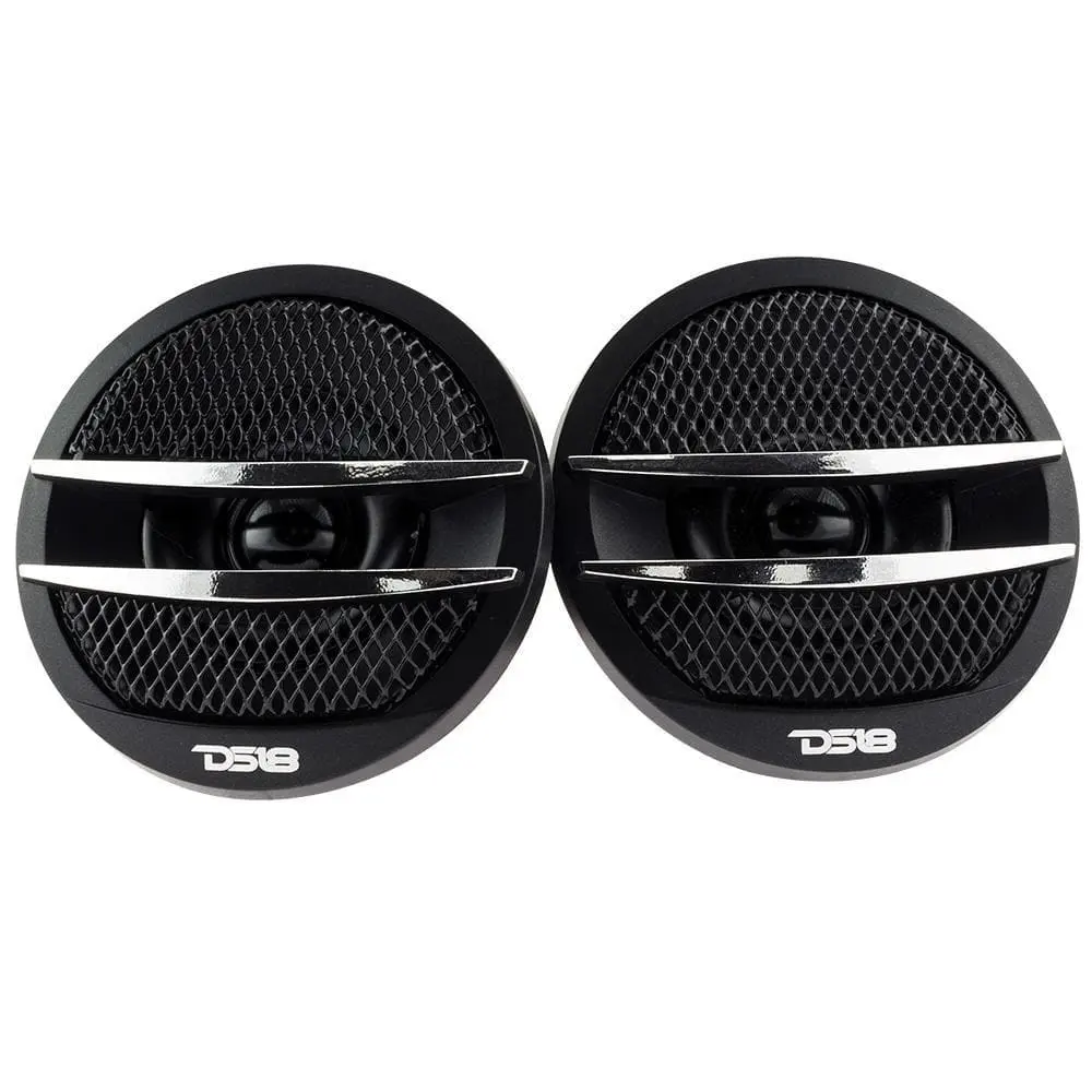 DS18 DS-TX1S 1.38 Inch Diamater .5 Inch VC Pei Dome Tweeter 200 Watts Silver DS18 DS18 DS-TX1S 1.38 Inch Diamater .5 Inch VC Pei Dome Tweeter 200 Watts Silver DS18