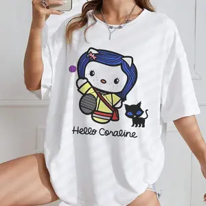 Hello Coraline T-Shirt, Couple Sweatshirt, Hello Valentine's Day Hoodie SpringStatements