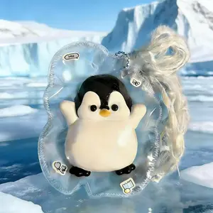 Penguin Squeeze Toy, Soft Slow Bounce Sensory Toy, Ventilation Relaxation Tool, Durable Unique Design, Adult Essential Gift, Stress Relieving Accessory