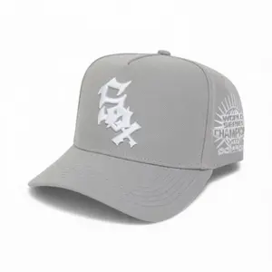 GRAY REMASTERED SOX HAT SUEDE UV CUSTOM 0000 WSC SNAPBACK