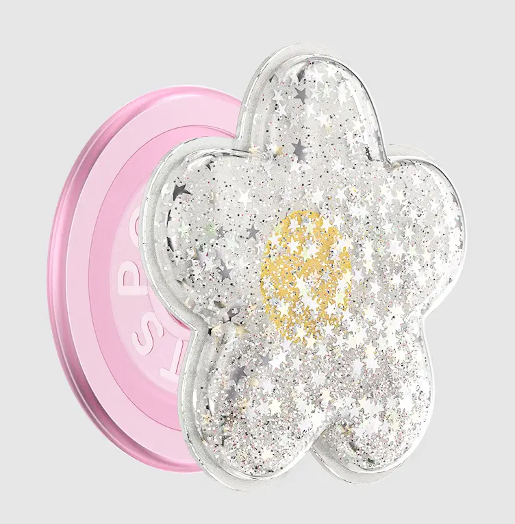 PopSockets Tidepool Squishy Daisy White MagSafe PopGrip - Magnetic, MagSafe Compatible Mobile Phone Holder Mount, Phone & Electronics Accessory, Magsafe Compatible With Magsafe