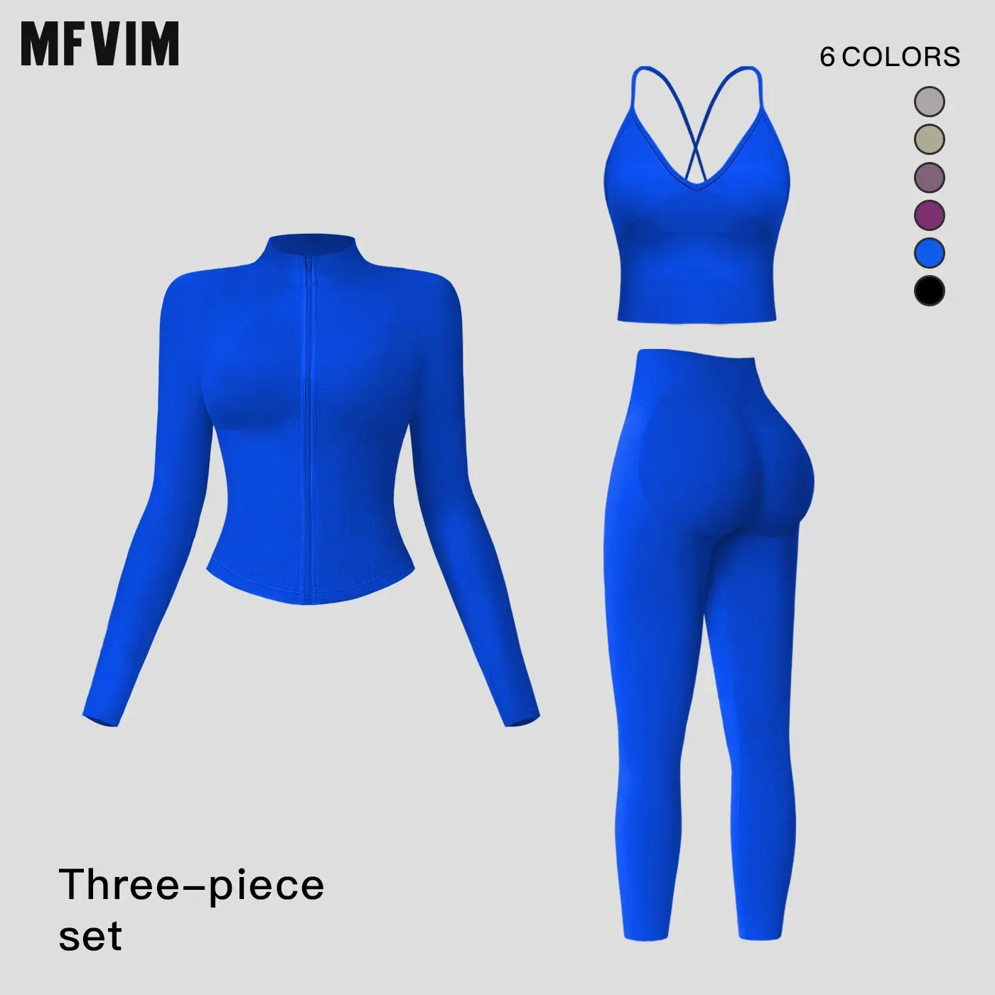MFVIM Women’s Seamless Sport Clothing - Tapered Back, High-Stretch Tights, All-Season Matching Workout Set for Gym, Fitness Training & Running,back to school,back to school haul