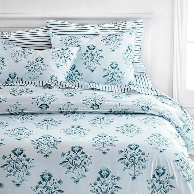 Martha Stewart Rohan 100% Cotton 3pc Set-1 Duvet, 2 Pillow Shams