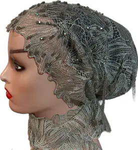 Luxury turban with veil