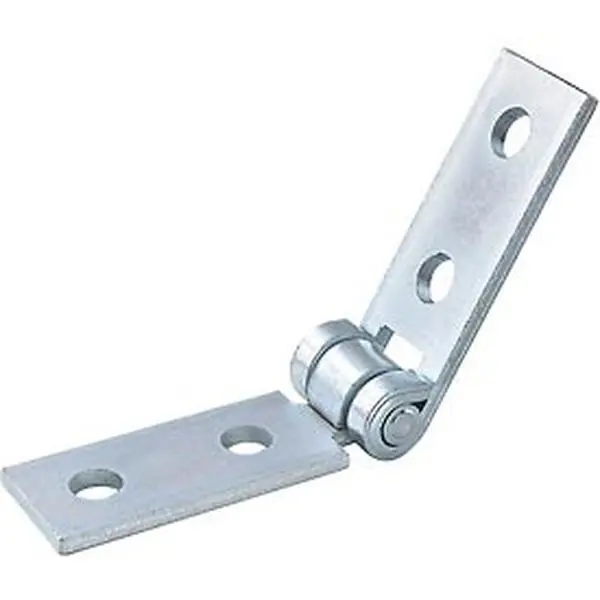 Global Industries 713116 4-Hole Metal Part Hinge - Electro-Galvanized Zinc, Metal Part Hinges