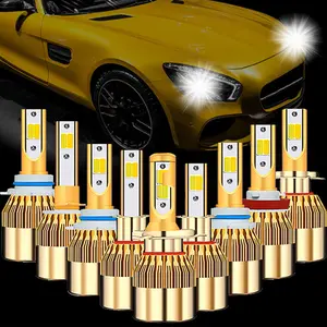 2pcs New Style Led Car Headlights Car Luminous Diode Front Headlight, 36W Dual Color LED Headlights, White And Yellow, Enhancing Visibility For Safe Driving. H11 H4 H7 H1Plug And Play Headlights For Cars 9005 9006 Bright Headlight
