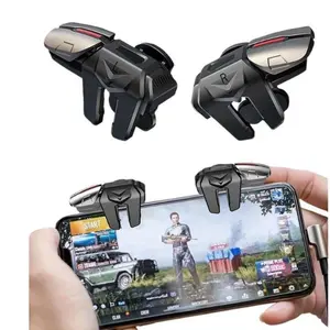 2026 New Mobile Phone Gaming Controller Combo, Gaming Triggers Mobile Phone Game Controller for PUBG/Knives Out/Call of Duty/Rules of Survival, Aim & Fire Trigger for iPhone & Android Phones