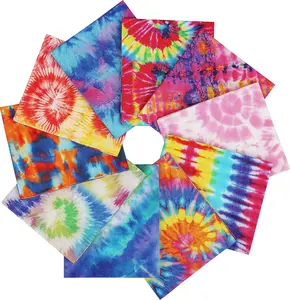 Newbrothread&Craftido 100% Cotton Quilting Fabric Bundles 10pcs Fat Quarters 18"x21" Medium Weight 5.2 oz for Quilting Sewing Patchwork Home Textile Tie Dye  Precut Fabric, TikTokShopDealsforYouDays, fathersdaygiftideas