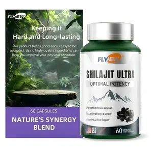 FLYNEW Optimal Potencyi Shilajit Ultra Adaptogen Energy Stamina lmmune Antioxidants Made in USA 60 Capsules,Healthcare Organic Fitness Supplement, DietaryNaturalhmb supplement,New shop deal! Great products