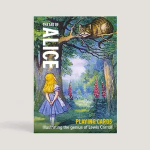 Piatnik The Art of Alice Collectible Card Game Deck - 12+ Years, Coated Paper, Artistic Design, Wonderland Icons, Card Deck Box, Toys & Hobbies Enthusiasts