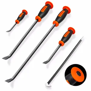 D ProTool Hub 5-Piece Pry Bar Set, Heavy-Duty Hand Tool for Automotive, Construction & Home Repairs