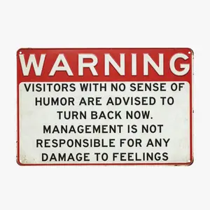 Aluminum 24/7 Video Surveillance Warning Sign, CCTV Monitor Deterrent, Home Property Safety Security Wall Plaque