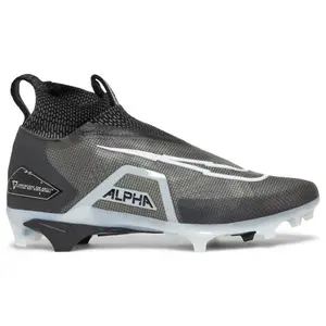 Ohio State Football Team Issued Nike Alpha Menace Elite 3 Wd P Black/White - Iron Grey Pair of Cleats