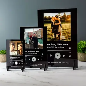 Custom Song Plaque: A Meaningful Gift for Boyfriend, Girlfriend, or Loved Ones – Perfect for Valentine's, Birthdays, Weddings, and Christmas (personalization)