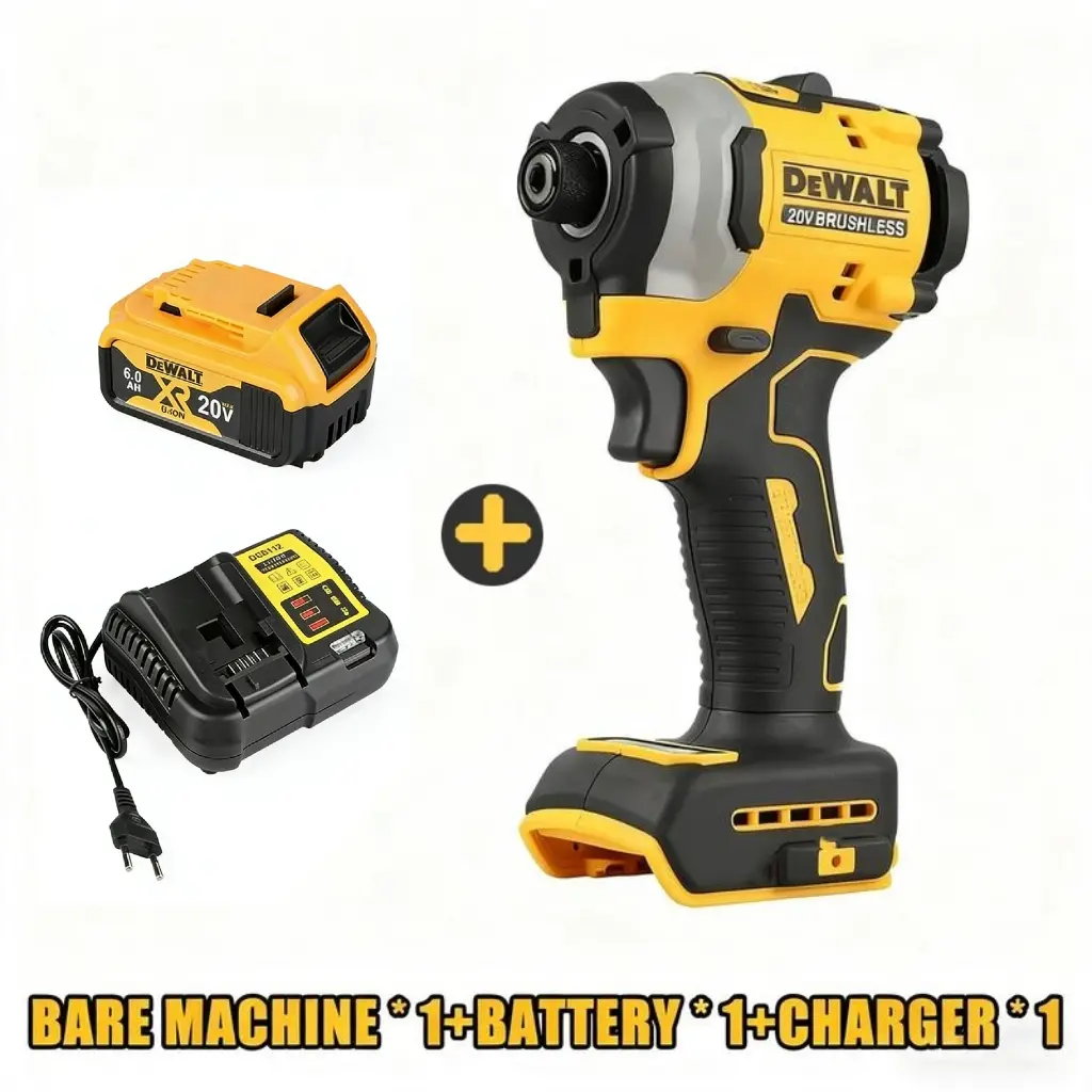 DEWALT DCF850 new 205NM brushless cordless electric screwdriver, DEWALT power tool 20V battery,DEWALT rechargeable impact drill