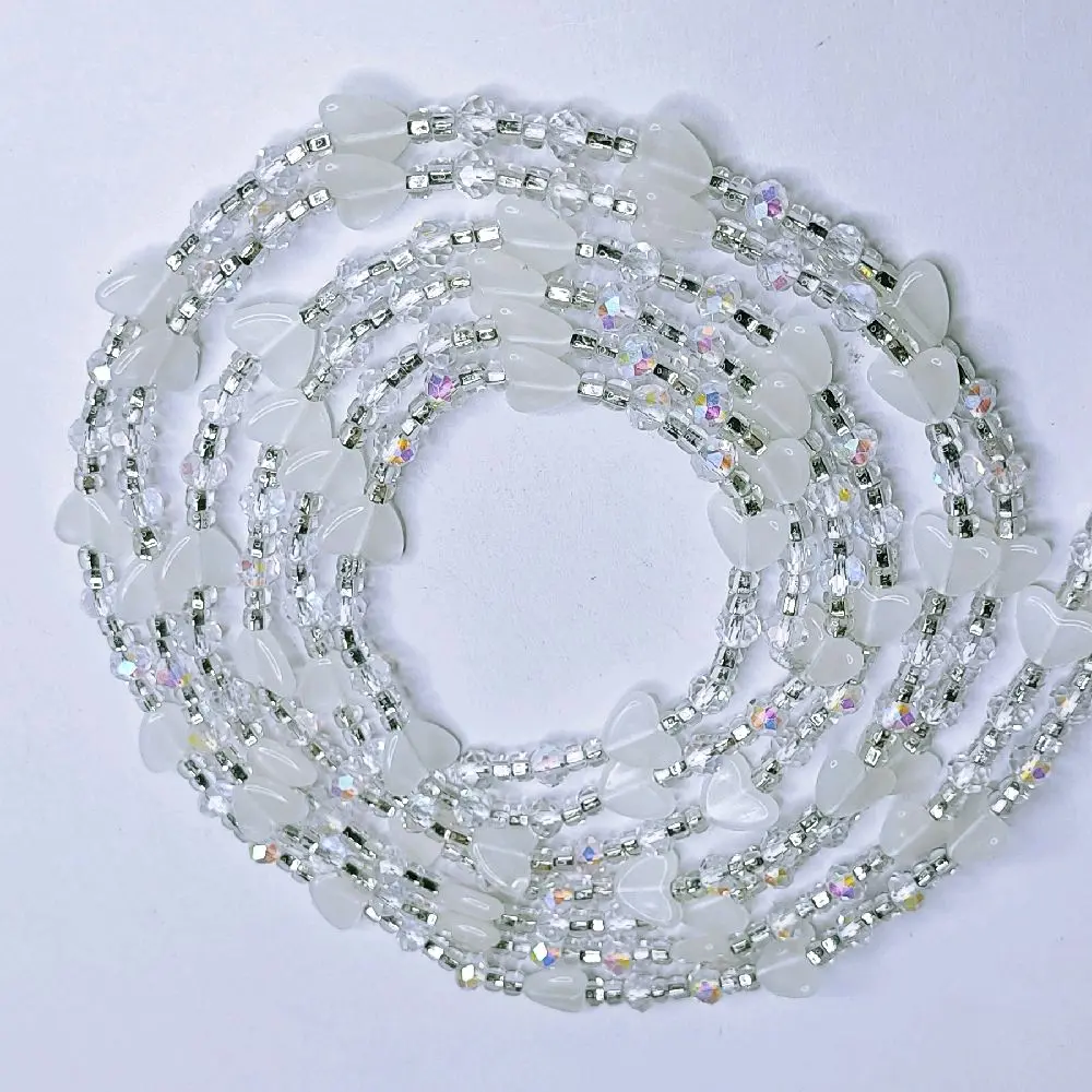 Glow Glow in the Dark Waistbeads Women's Adornment Body Jewelry Tie On Waistbeads, Daily Use