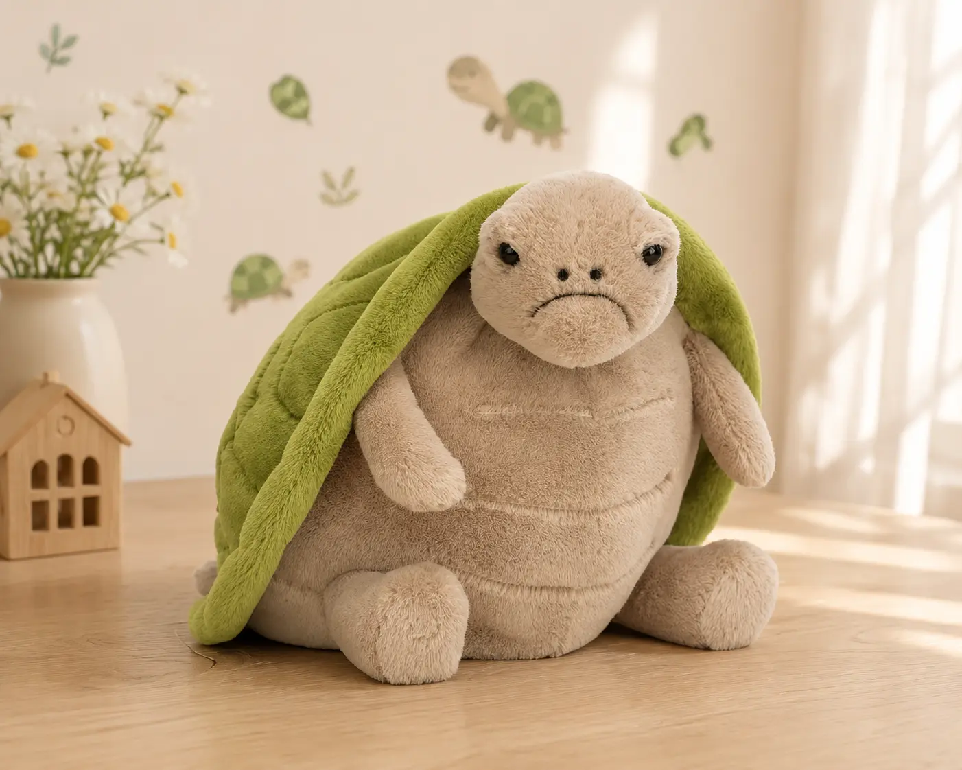 Jellycat Timmy Turtle Stuffed Animal, 11 inches - Reptile Plush Toy - Classic Children's Gift - Cozy Collectible Decor