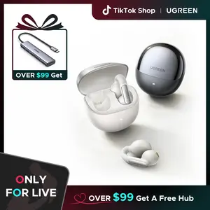 [LIVE ONLY]UGREEN S5 Open Ear Wireless Headphones Bluetooth 5.4, Fast Charging for 24 Hours Playtime, Compatible with iPhone Android and Bluetooth Devices,Suitable for Running