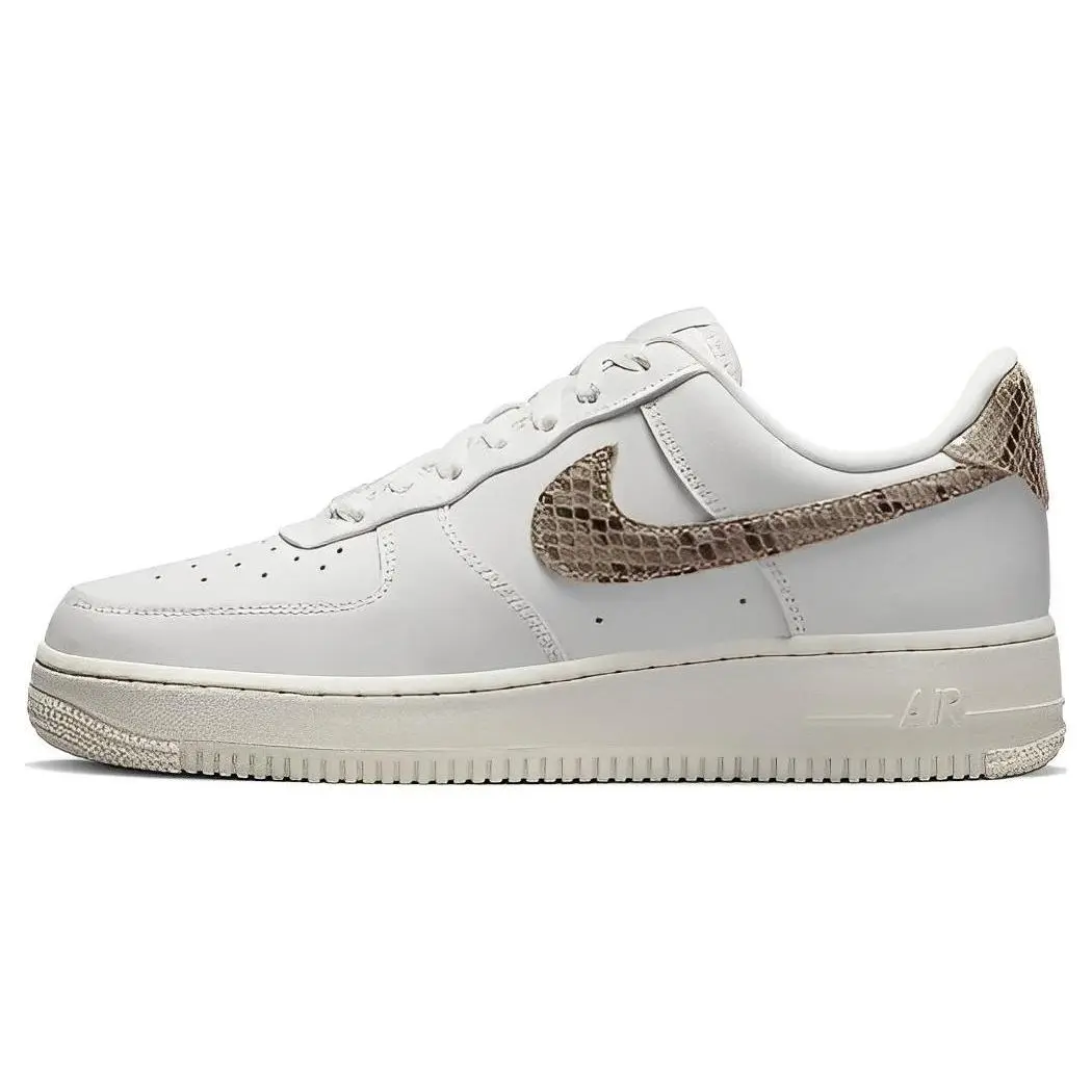 Nike Air Force 1 Low 07 Snakeskin Phantom Classic Skate Shoes Women's DD8959-002