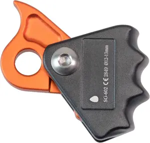 SEPEAK 15kN Detachable Rope Grab Ascender, Flip Line Adjuster,Fall Protection Belay Device for Rock Climbing,Tree Arborist/Fit for 11~13 MM Rope/Blue