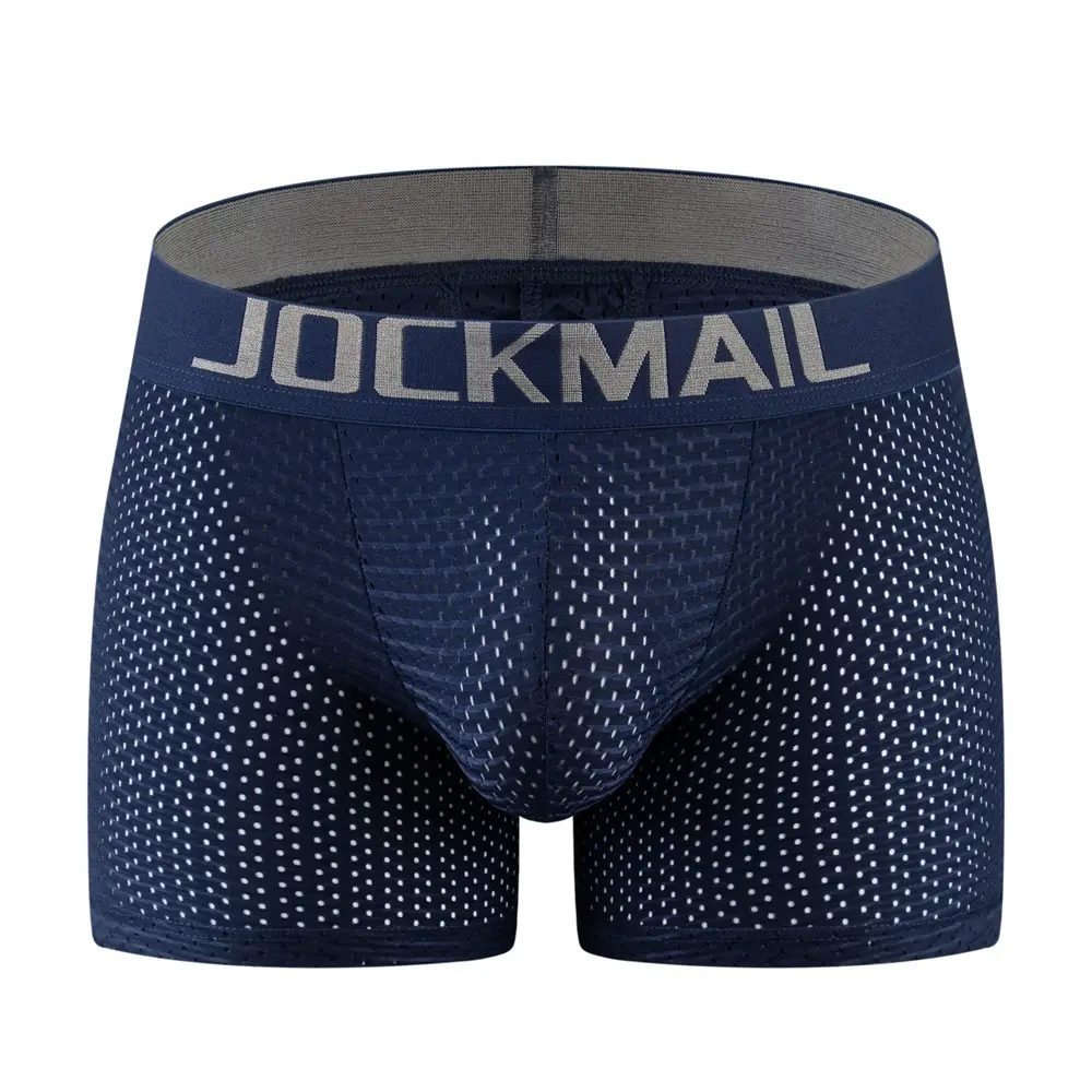 Men's Mesh Padded Sponge Hip-lifting Boxer Briefs