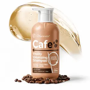Cnmofaxin Lavender Caffeine Volumizing Salicylic Acid Shampoo - Unisex Adult Haircare Cleanser, Gentle Clarifying Hydrating Exfoliate for Thinning Normal Hair, Biotin, Coffee Extract, Oil Control, Sulfate-Free, 24.7 fl oz, Calming Daily Herbal Formula