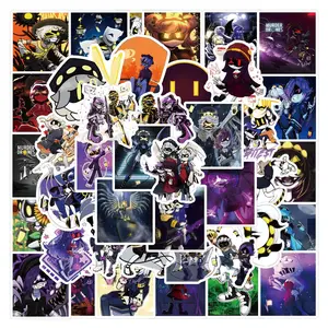 55 Cartoon Murder Drones Stickers, Waterproof Decorative Stickers for Planner, Stationery, Water Bottle, Computer, Fun and Unique Design, Sticker Collage Pack, Funny Stickers Pack
