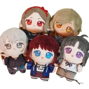 10cm Momo Sakura Crying Girl Band Member Figure, Cute Design, Wooden Base, Nunu Body Height, Yan He & Mao Themed Decorative Doll for Doll Making Supplies