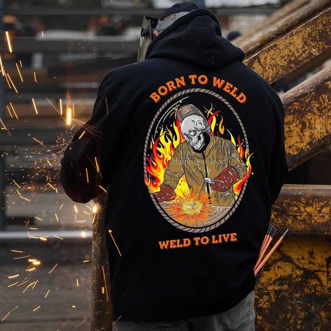 Born To Weld, Weld To Live T-shirt/Sweatshirt/Hoodie, Hoodie For Working, Welder Hoodie, Trust The Puddle Hoodie, Blue Collar Gifts, Men's Gifts, Casual Menswear, For Men