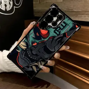 Dual-Sided Warrior Phone Case Compatible with Samsung Galaxy S25 S24 S23 S22 S21 FE Ultra Plus 4G 5G, Shockproof Transparent Soft Back Cover.