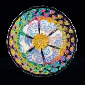 ST Night-glow Multicoloured Kiln-change Tea Cup Master's Cup Traditional Porcelain Elegant Gift Handcrafted Jianzhan