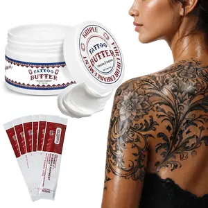 Tattoo Aftercare 2.6oz Cream for Before, During, and After Tattoo Process - Scar Repair, Gel, and Protective Balm for New & Older Tattoos