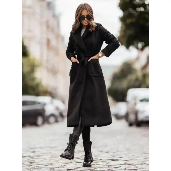 Double Breasted Woolen Coat