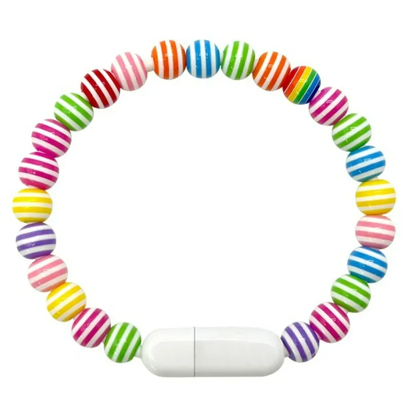 Portable Beaded Bracelet Charging Cable Type C 60W Fast Charge Gift for Women Emergency Phone Charger Durable and Stylish，Compatible with all devices USB-C，For HUAWEI iPhone15-17, Beaded Charging Cords, Beaded Cables
