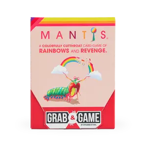 Mantis Grab & Game Edition by Exploding Kittens - A Travel-Friendly, Colorfully Cutthroat Card Game - Family Fun - Ages 7+