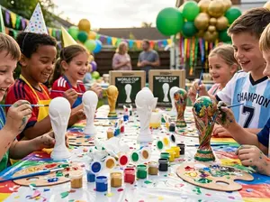 Soccer Trophy DIY Paint Kit