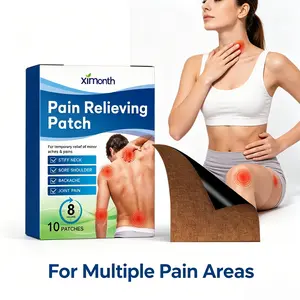 Pain Relieving Patches, 8hr Long-Lasting Relief for Neck, Shoulder, Back, Knee & Joint Aches